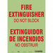 Safety Sign 14 in x 10 in Glow Vinyl