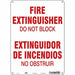 Safety Sign 14 in x 10 in Polyethylene