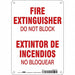 Safety Sign 10 in x 7 in Aluminum