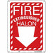 Safety Sign 14 in x 10 in Aluminum
