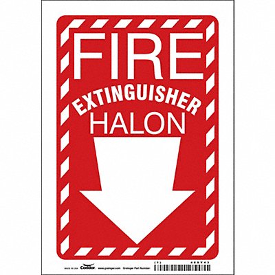 Safety Sign 10 in x 7 in Vinyl