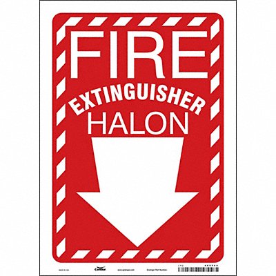 Safety Sign 14 in x 10 in Vinyl