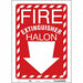 Safety Sign 14 in x 10 in Vinyl