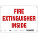 Safety Sign 7 in x 10 in Aluminum