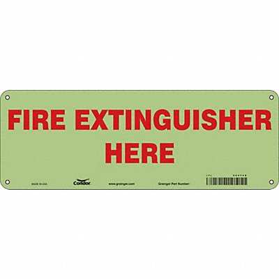Safety Sign 5 in x 14 in Polyethylene