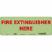 Safety Sign 5 in x 14 in Polyethylene