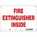 Safety Sign 7 in x 10 in Polyethylene