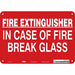 Safety Sign 7 in x 10 in Aluminum