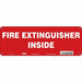 Safety Sign 5 in x 14 in Aluminum