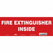 Safety Sign 5 in x 14 in Vinyl