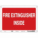 Safety Sign 7 in x 10 in Polyethylene