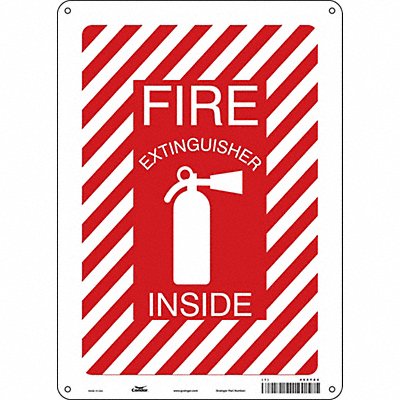 Safety Sign 14 in x 10 in Polyethylene