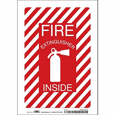 Safety Sign 10 in x 7 in Vinyl