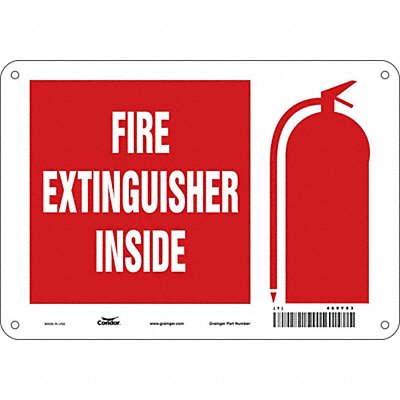 Safety Sign 7 in x 10 in Polyethylene