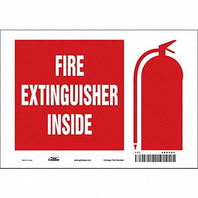Safety Sign 7 in x 10 in Vinyl