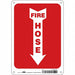 Safety Sign 10 in x 7 in Aluminum
