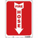 Safety Sign 14 in x 10 in Aluminum
