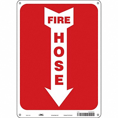Safety Sign 14 in x 10 in Polyethylene