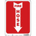 Safety Sign 14 in x 10 in Polyethylene