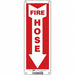 J7054 Safety Sign 14 in x 5 in Polyethylene