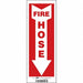 J7054 Safety Sign 14 in x 5 in Vinyl