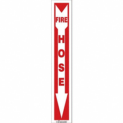 J7054 Safety Sign 24 in x 4 in Vinyl