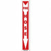 J7054 Safety Sign 24 in x 4 in Vinyl