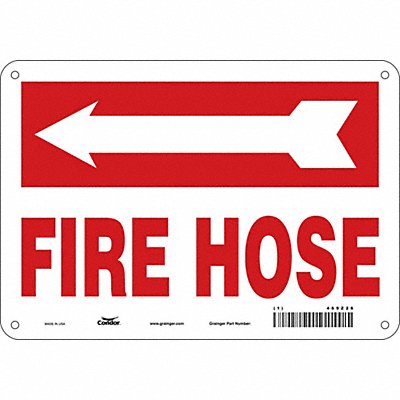 Safety Sign 7 in x 10 in Polyethylene