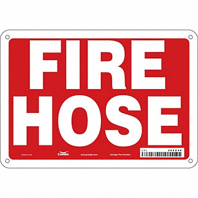 Safety Sign 7 in x 10 in Polyethylene