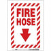 J7051 Safety Sign 10 in x 7 in Polyethylene