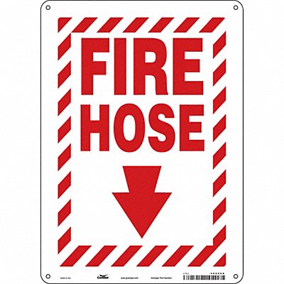 J7051 Safety Sign 14 in x 10 in Polyethylene