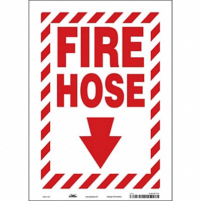 J7051 Safety Sign 14 in x 10 in Vinyl