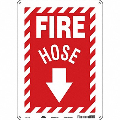 Safety Sign 14 in x 10 in Aluminum