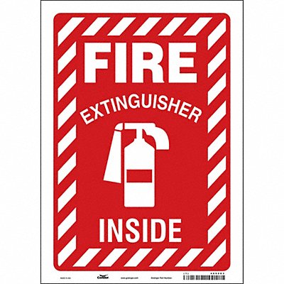 Safety Sign 14 in x 10 in Vinyl