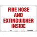 Safety Sign 10 in x 14 in Aluminum