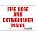 Safety Sign 7 in x 10 in Vinyl