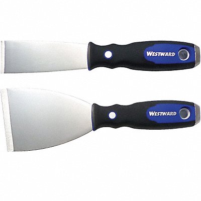 Putty Knife Set Stiff 1-1/2 3 W 2 Pc.