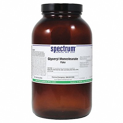 Glyceryl Monostearate 500g Amber Glass