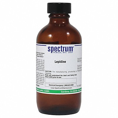 Lepidine 100mL CAS 491-35-0 Amber Glass