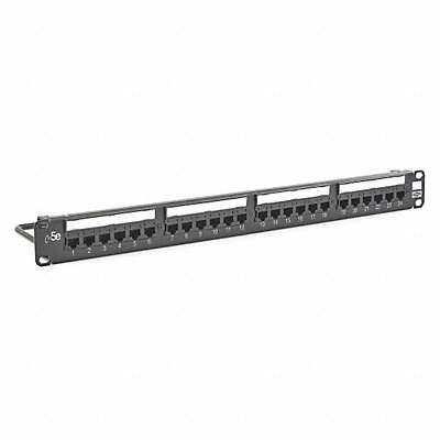 Patch Panel 1.72in.H 5e Category Steel