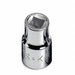 Socket Steel Chrome 1/4 in