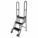 Folding Rolling Safety Ldr Platfm 20In H