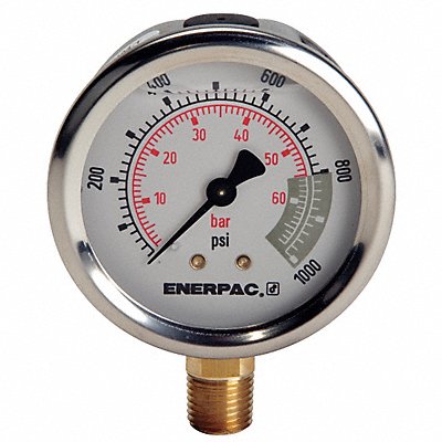 K4564 Pressure Gauge 0 to 1000 psi 2 1/2 Dial