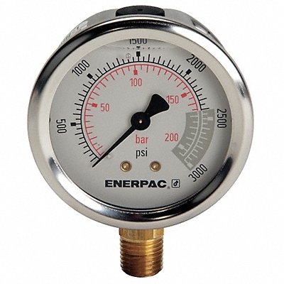 K4564 Pressure Gauge 0 to 3000 psi 2 1/2 Dial