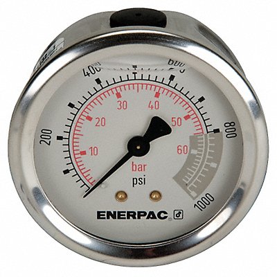 K4566 Pressure Gauge 0 to 1000 psi 2 1/2 Dial