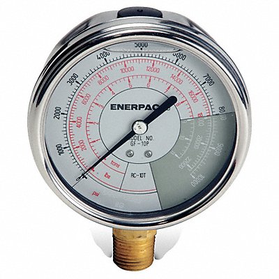 K4567 Pressure Gauge 0 to 10000 psi 4 Dial