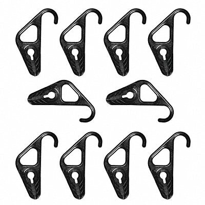 Bungee Hook Black 4 in L 2 in W PK10