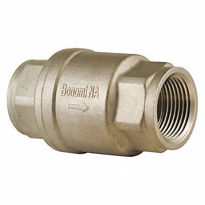 Spring Check Valve 316 SS 1-1/4 FNPT