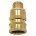 Hose Adapter Brass 3/4 x 1/2 