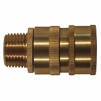 Hose Adapter Brass 3/4 x 1/2 